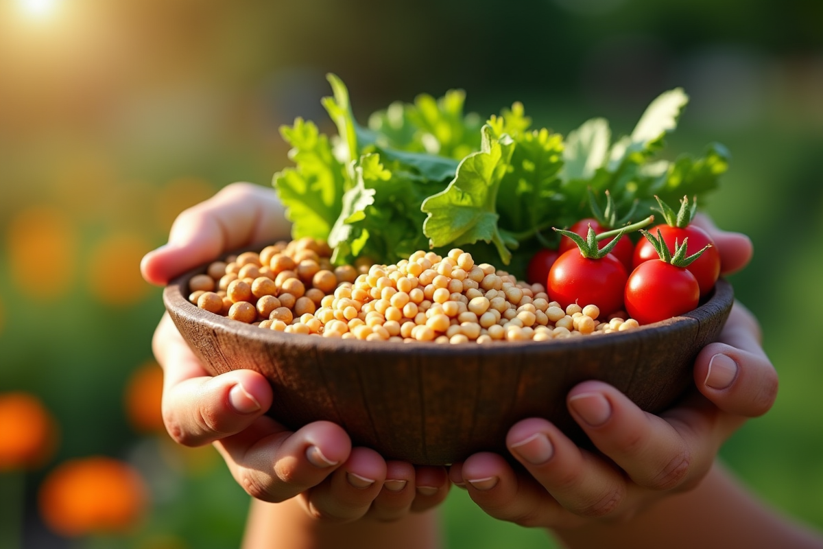 légumes protéines